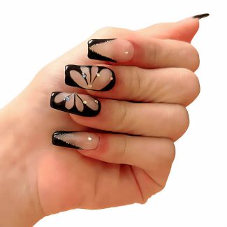 Monquice Butterfly French Press On Nails