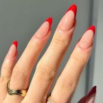 Monquice Classic Red French Tip Press on Nails - 2