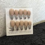 Monquice French Metallic Butterfly Press On Nails - 3