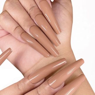 Monquice Nude Coffin Press On Nails - 1