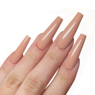 Monquice Nude Coffin Press On Nails