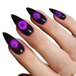 Monquice Purple Cat Eye Press On Nails