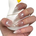 Monquice Glazed Donut Almond Press On Nails - 2