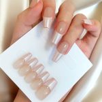 Monquice Pink French Tip Press On Nails - 2