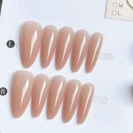 Monquice Almond Nude Glossy Press On Nails - 2