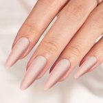 Monquice Almond Square Matte Pink Long Short Press On Nails - 1