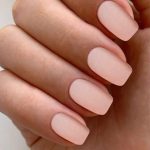 Monquice Almond Square Matte Pink Long Short Press On Nails - 2