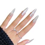 Monquice Cat Eye Moonlight Long Stiletto Press on Nails - 2